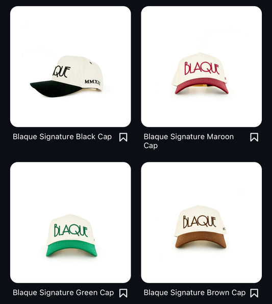 Signature Baseball Caps